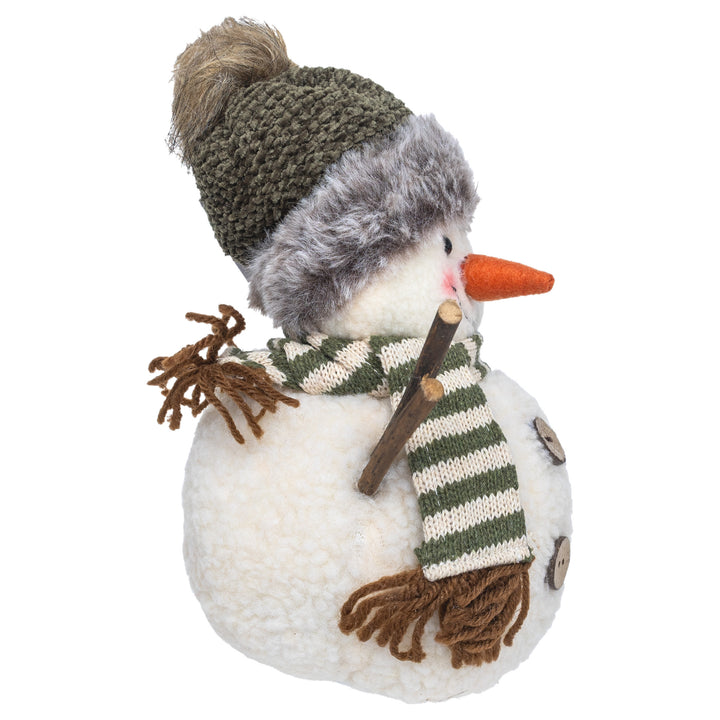 Fin Sm Green Beanie Hat Snowma