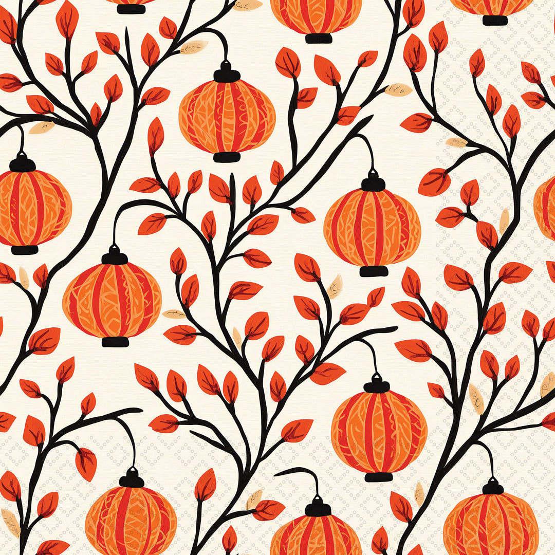 Pumpkin Branches Lunch Napkin