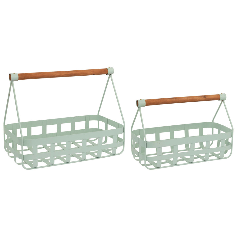 Sage Gathering Baskets (Set of 2)