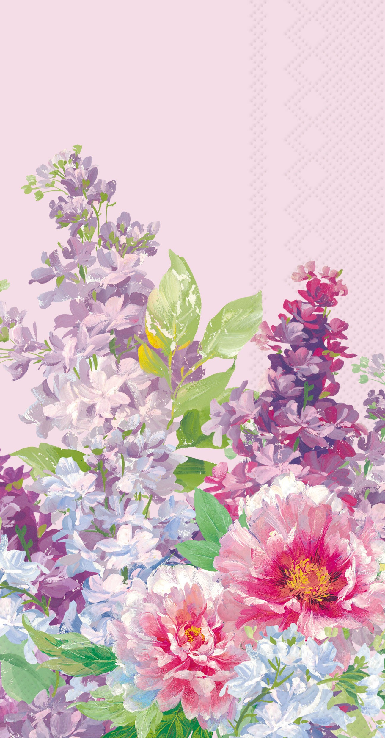 Charlottes Garden Light Lilac Guest Towel