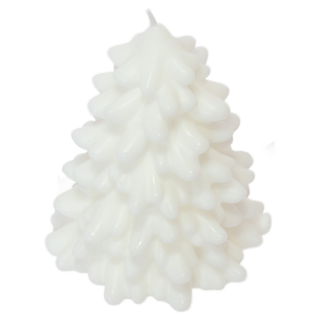 White Spruce Tree Candle Small