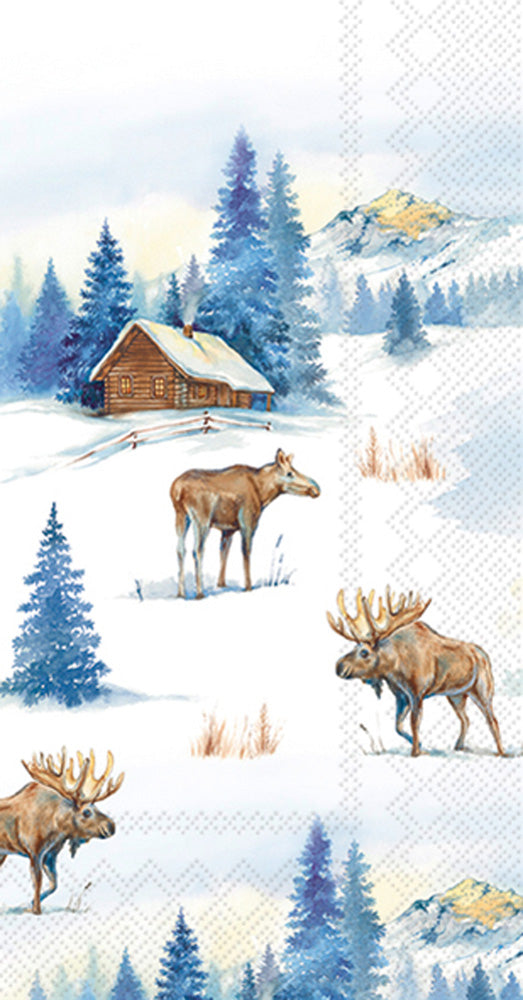 Elk Landscape Guest Towel