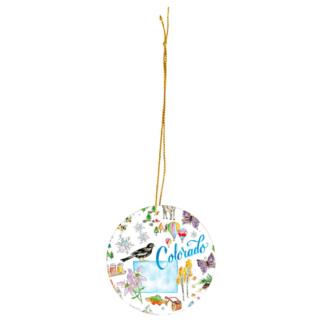 Colorado State Ornament