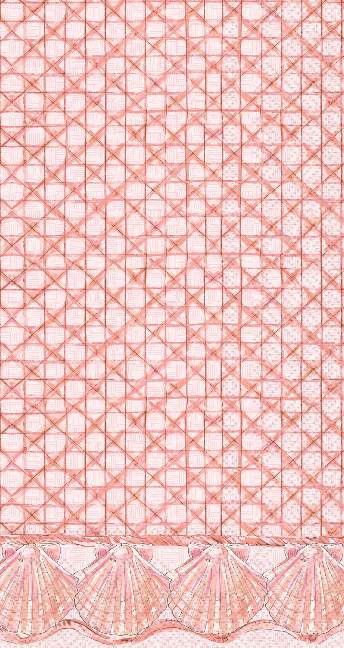 Coral Shells Guest Towel