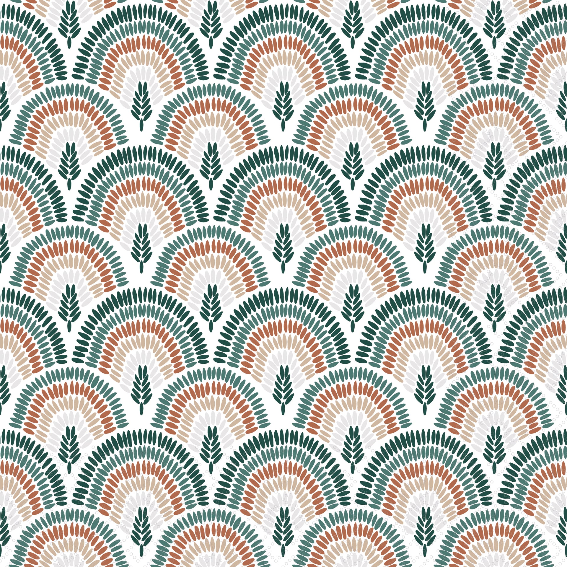 Rainbow Forest Lunch Napkin