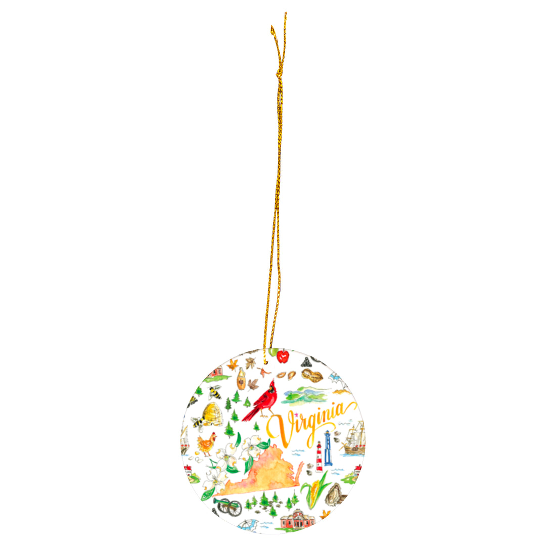 Virginia State Ornament
