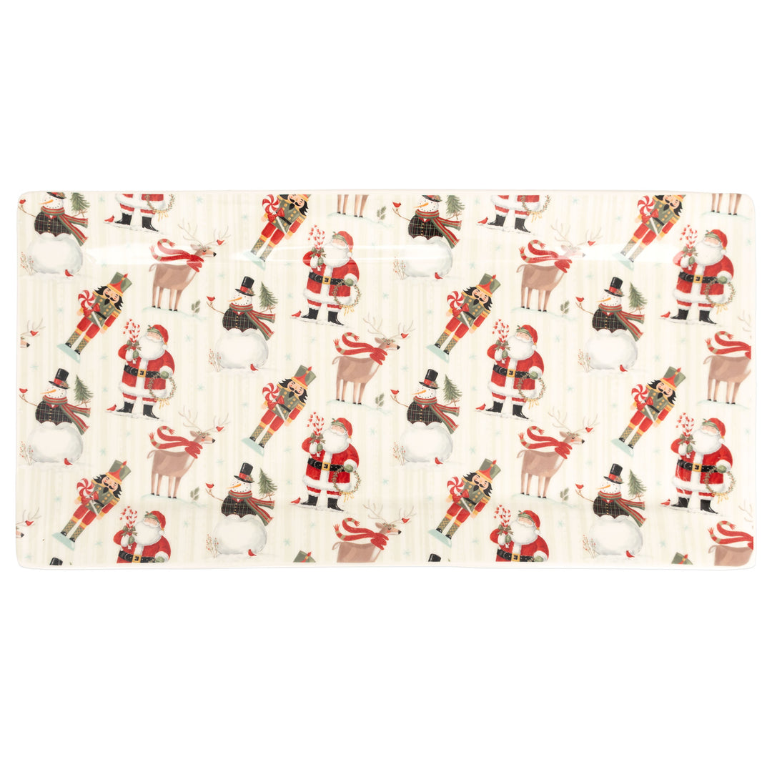 Frosty Fun Allover Platter Large