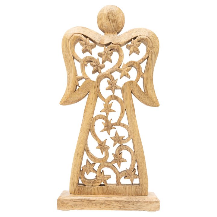 Wood Carved Angel