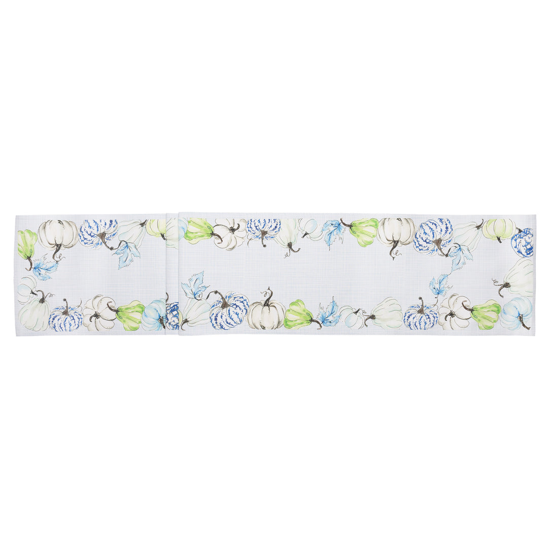 Chinoiserie Pumpkins Table Runner