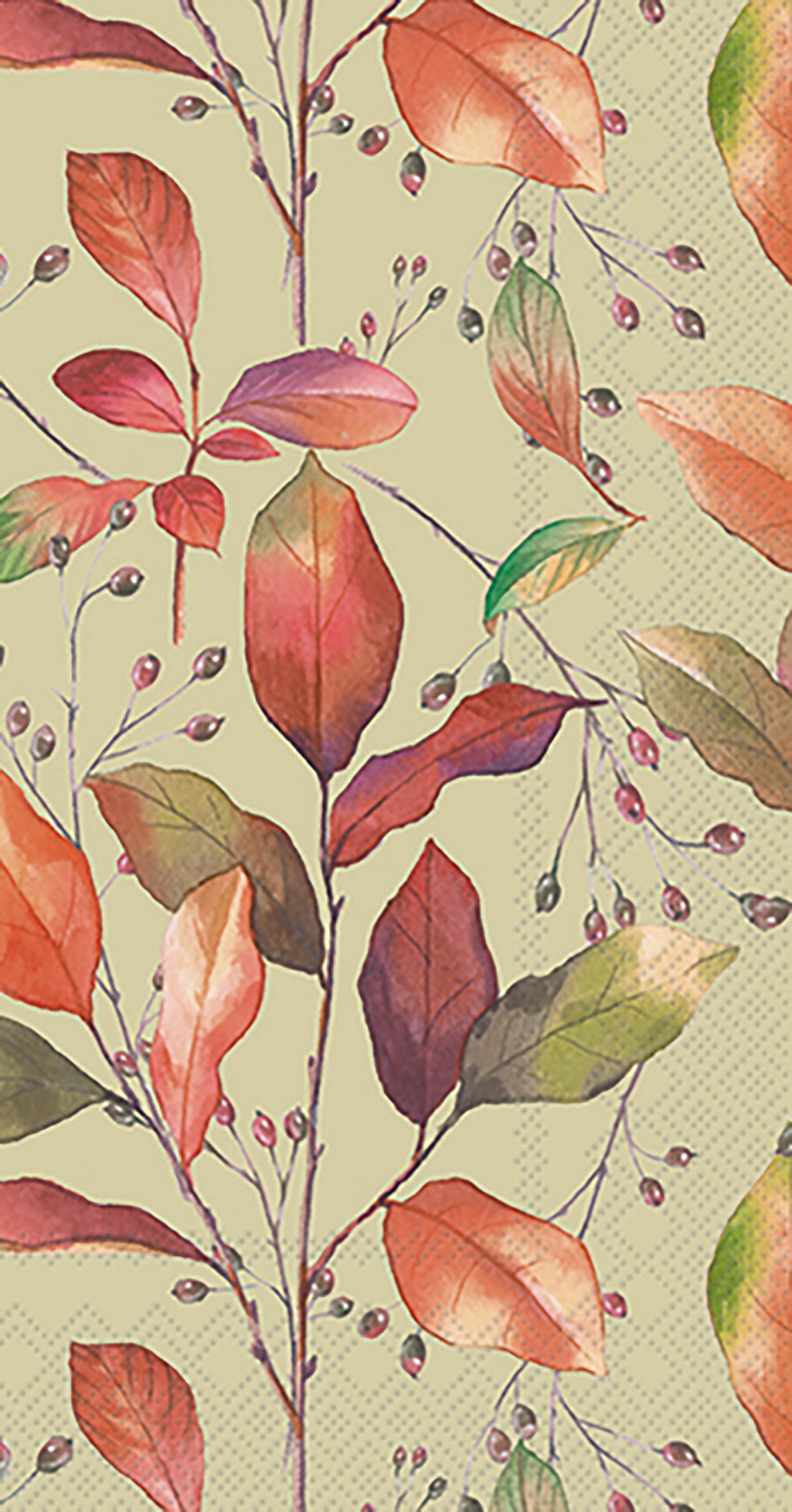 Colorful Autumn Guest Towel