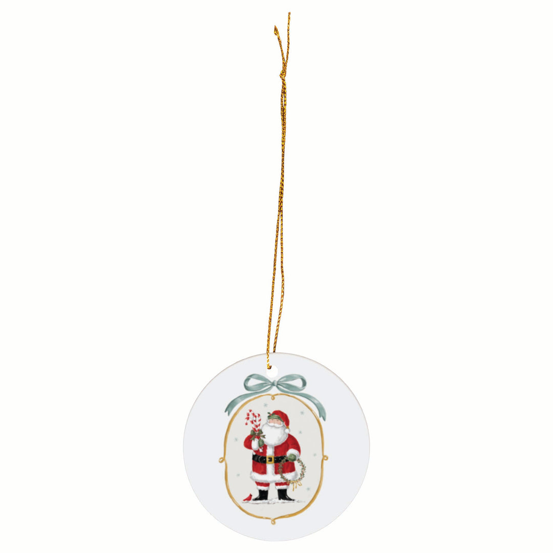 Frosty Santa Ornament