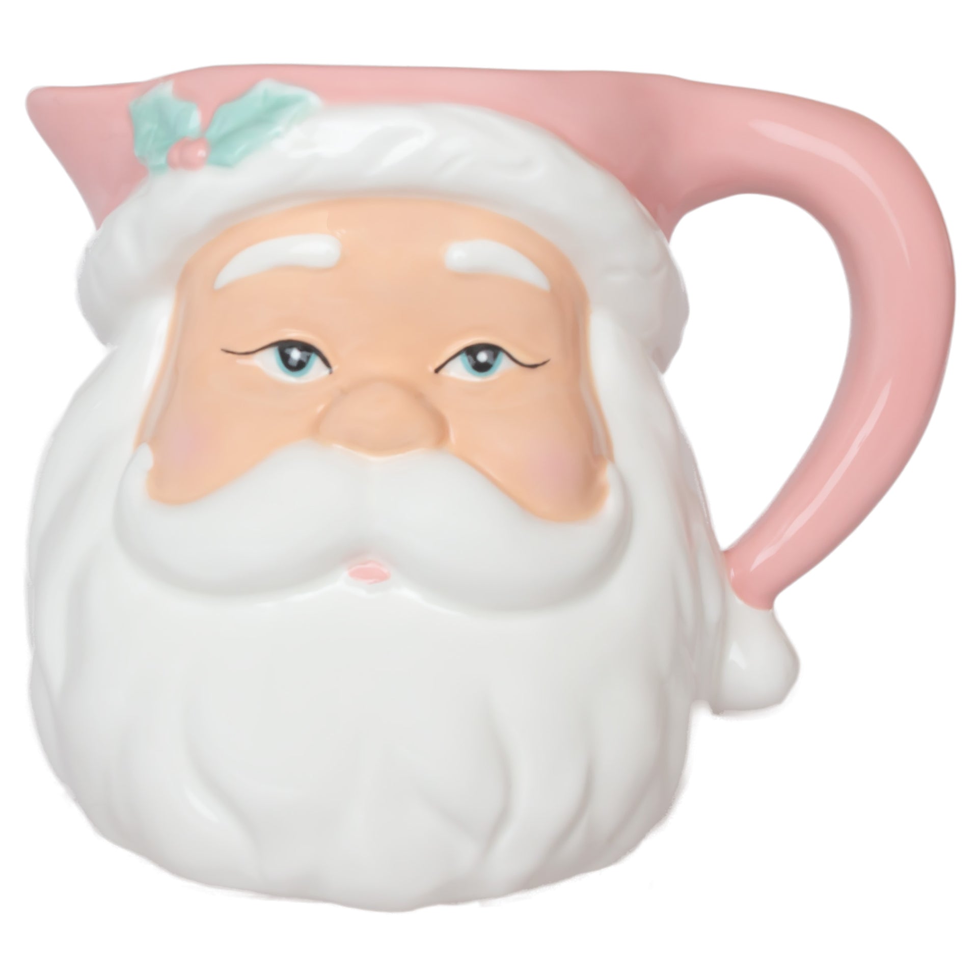 Pink Santa Pitcher