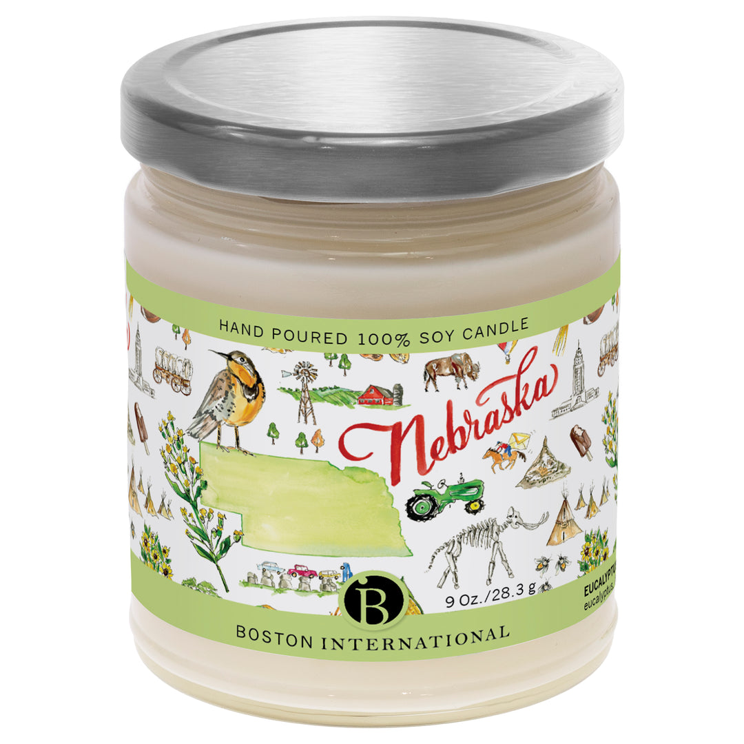 Nebraska State Candle