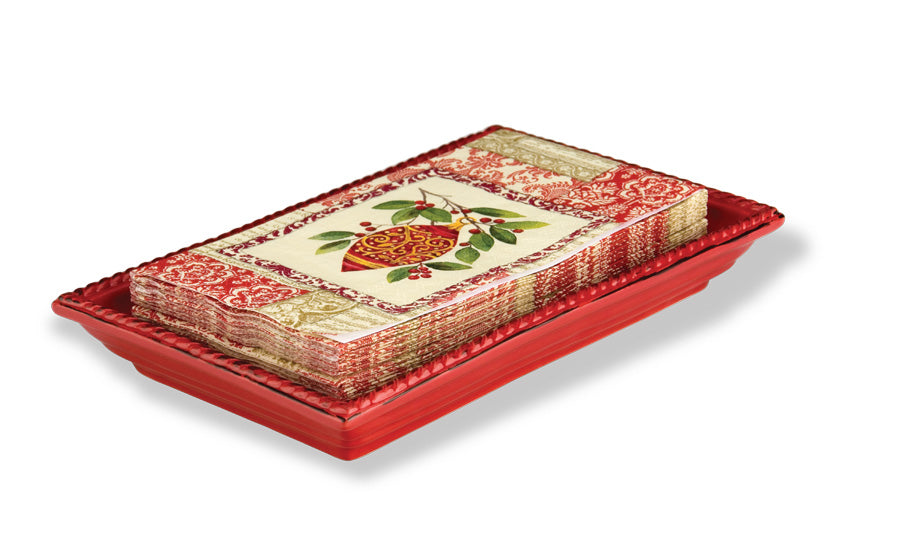 Guest Caddy Tray Red