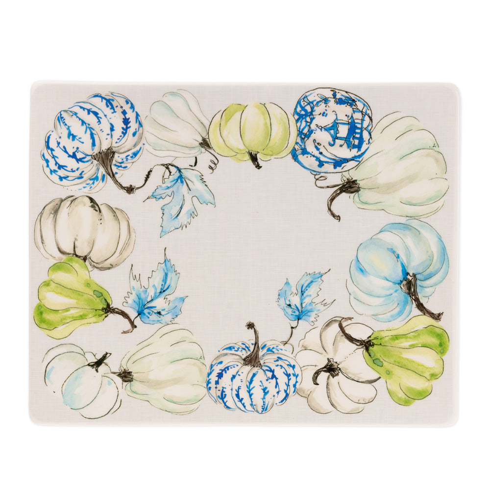 CHINOISERIE PUMPKINS RECTANGLE PLATE