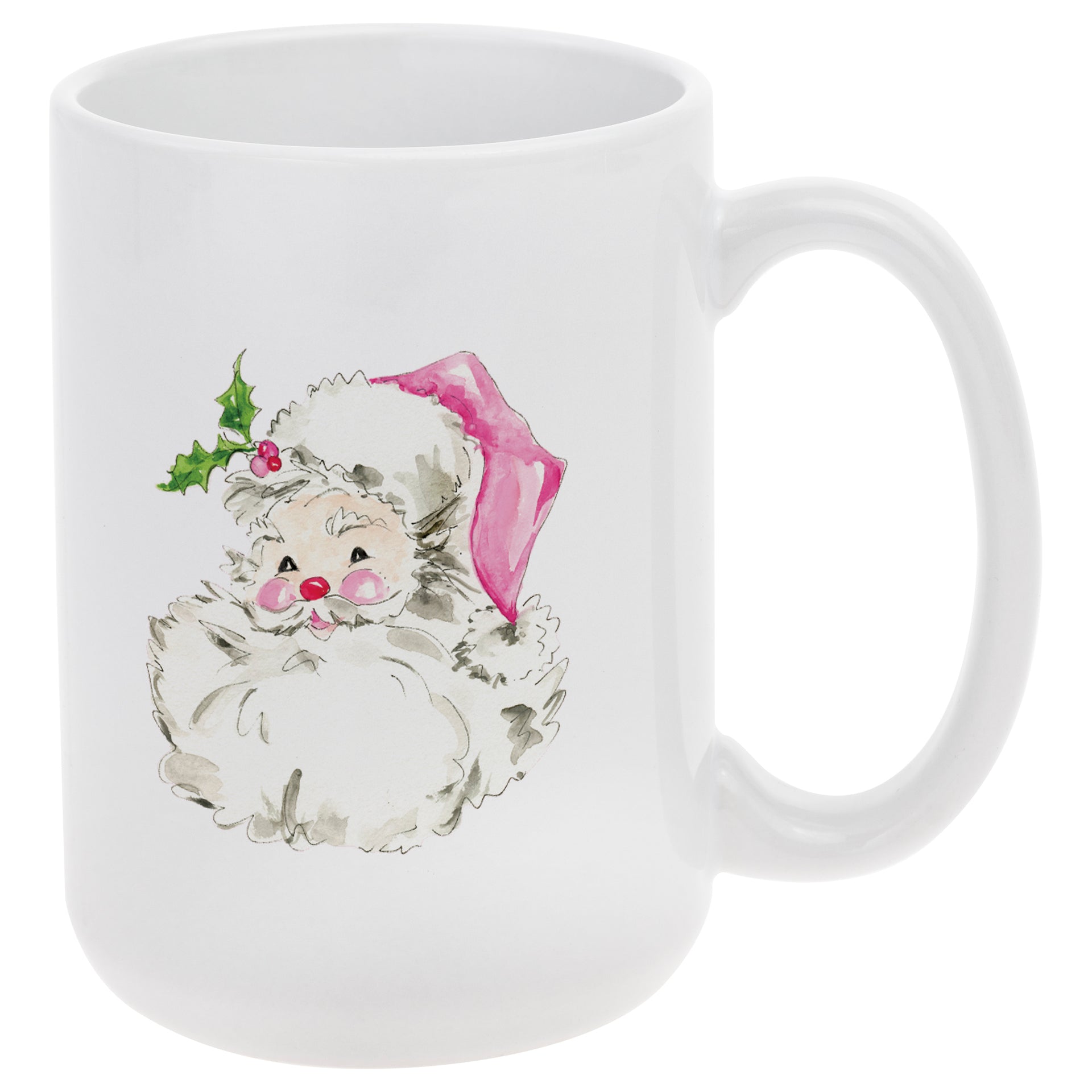 Pink Santa Mug