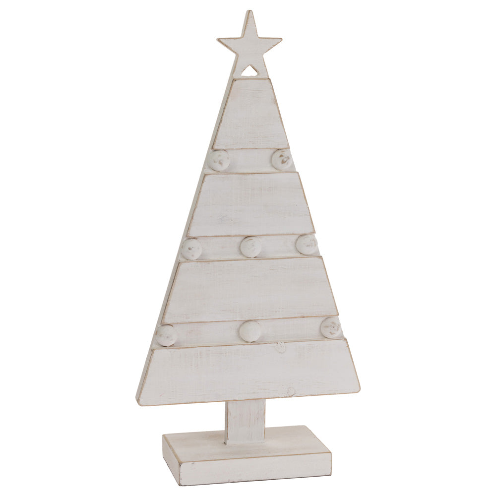 Large White Beaded Tree
