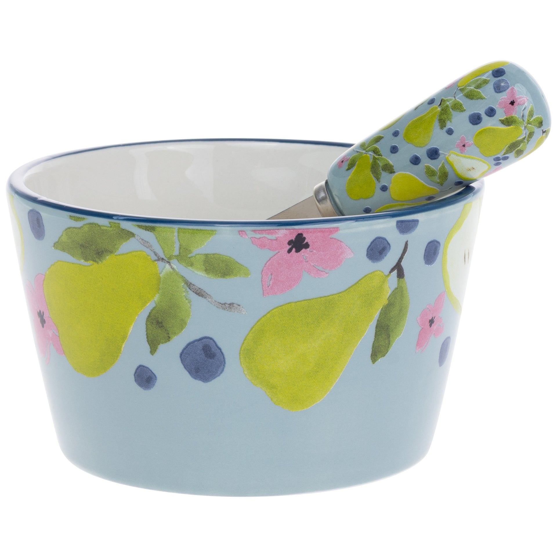 Anjou Pear Bowl and Spreader