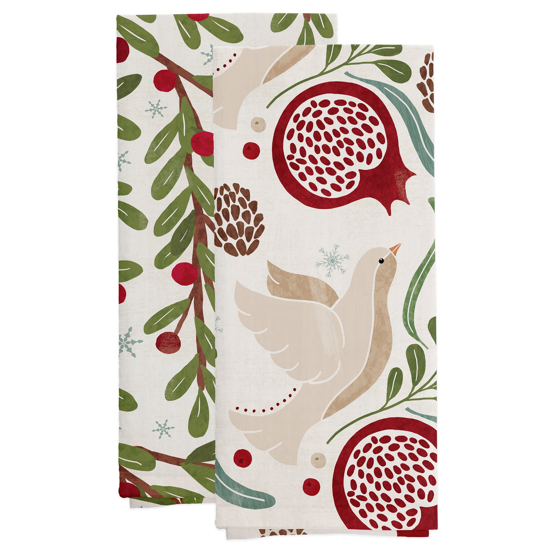 Winter Berry Tea Towels (Set of 2)