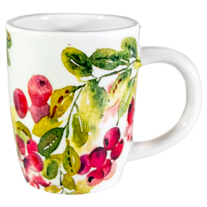 Cranberry Wreath Mug