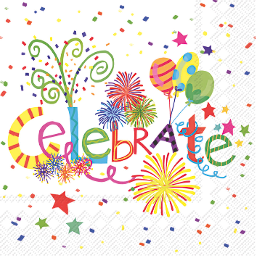 Celebrate Cocktail Napkin