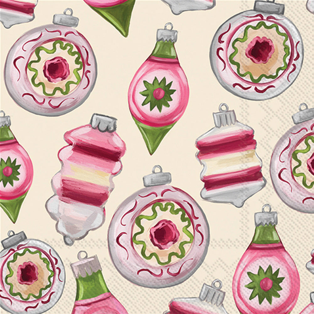 Jolly Ornaments Cocktail Napkin