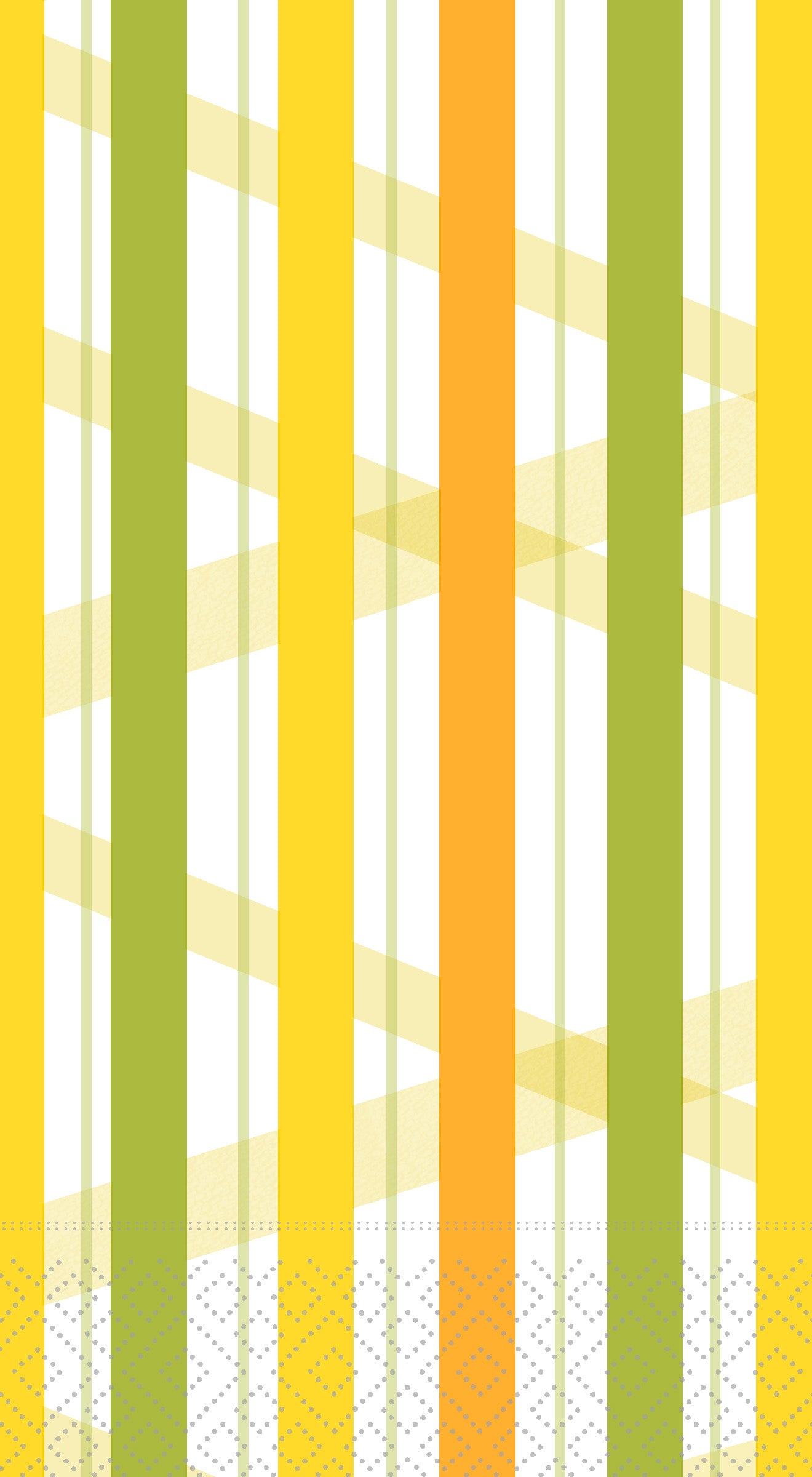 Summer Stripes Guest Towel Lemon