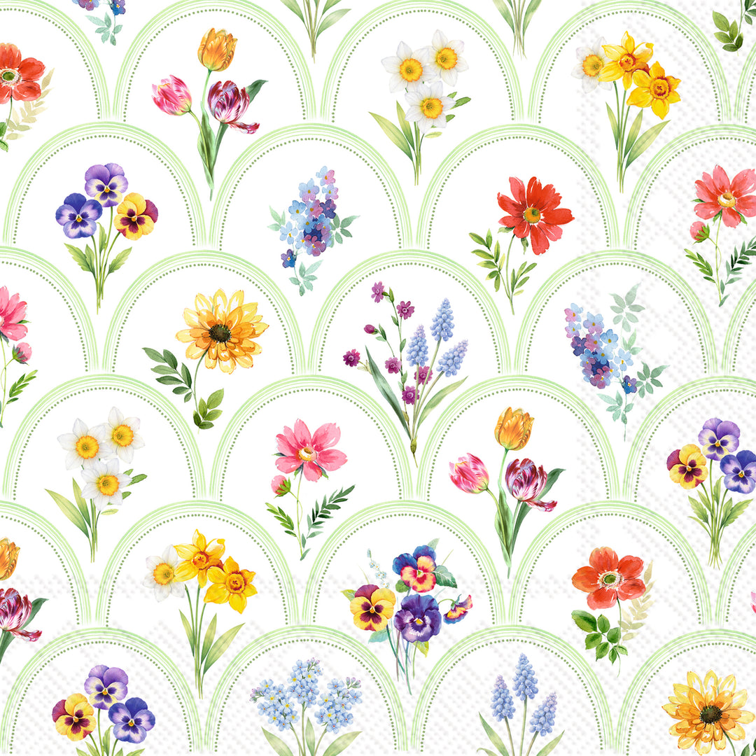 Blossom Mosaic Lunch Napkin
