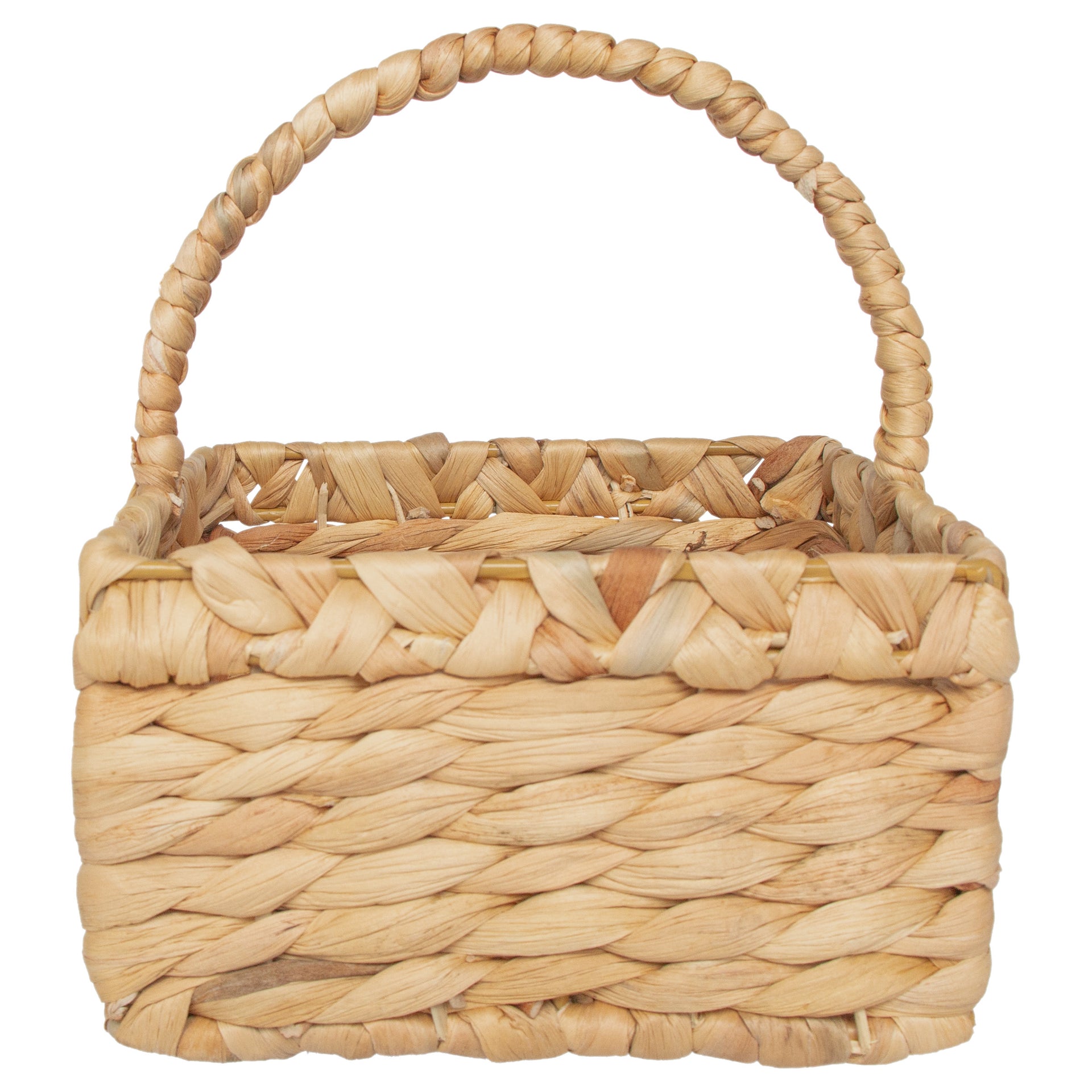 Square Water Hyacinth Basket