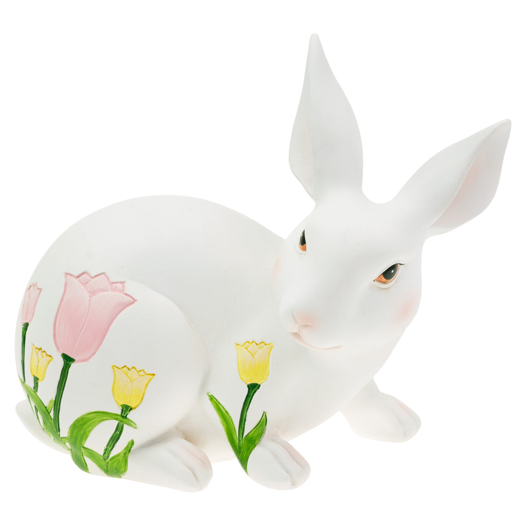 Hazel Tulip Embossed Bunny Sitting