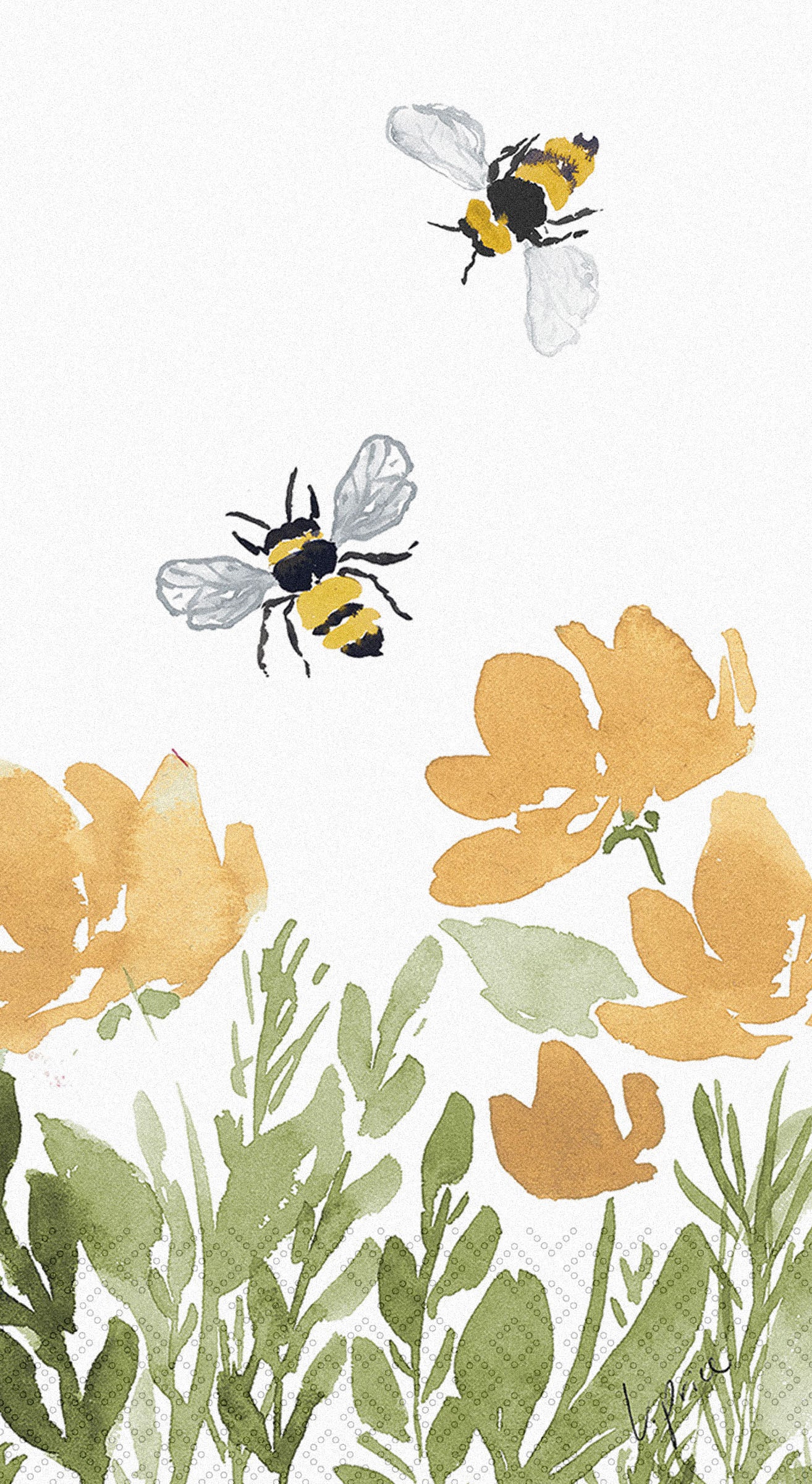 Bee Field Guest Towel