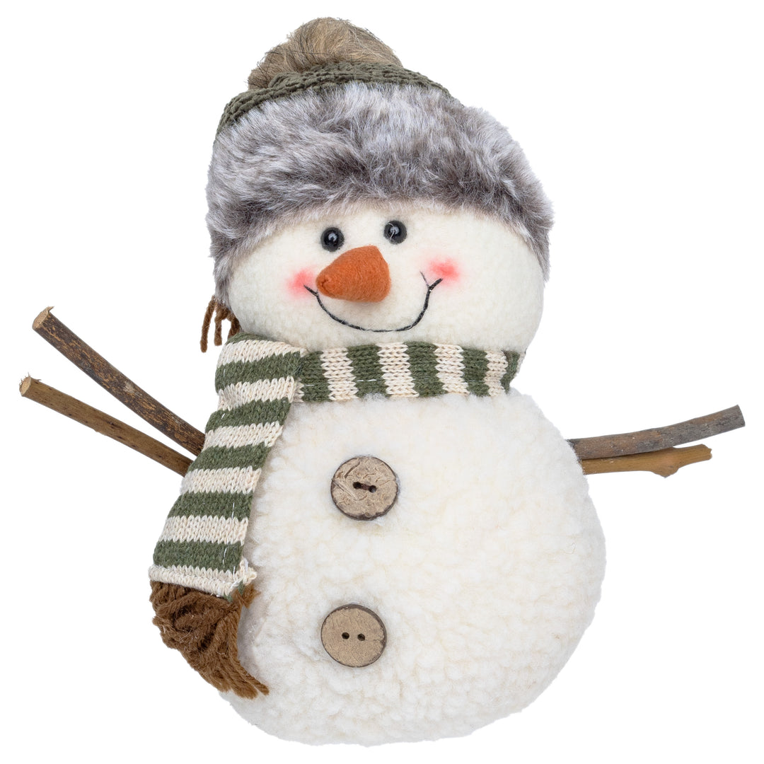 Fin Sm Green Beanie Hat Snowma