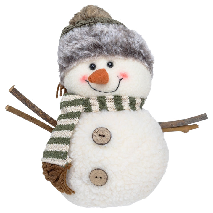 Fin Sm Green Beanie Hat Snowma
