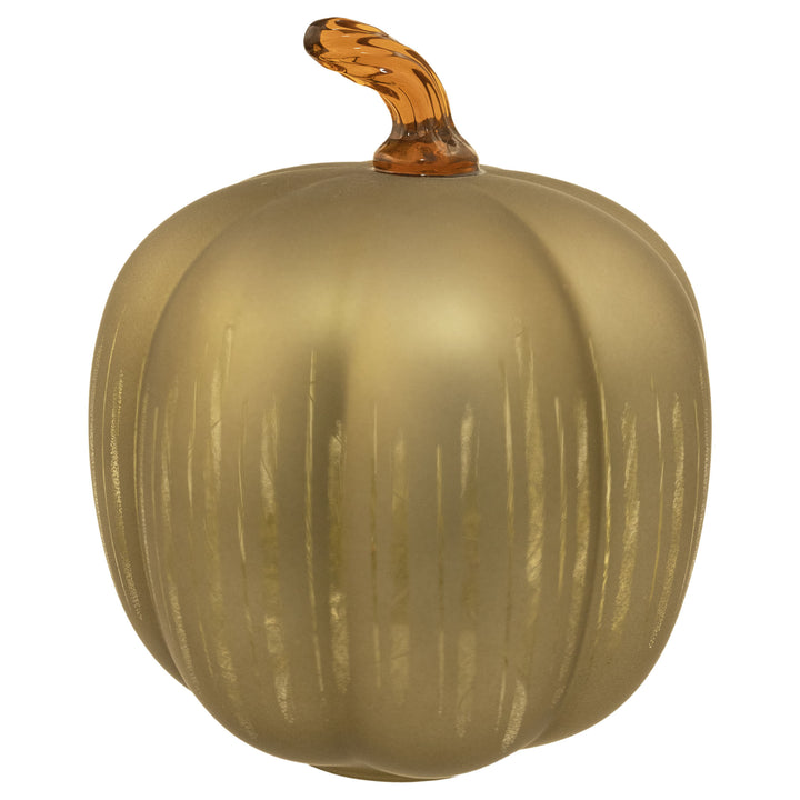 Bronze Starry Lightup Pumpkin