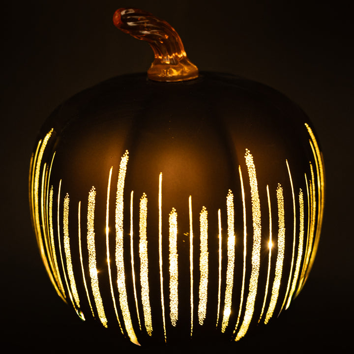 Chocolate Starry Lightup Pumpkin