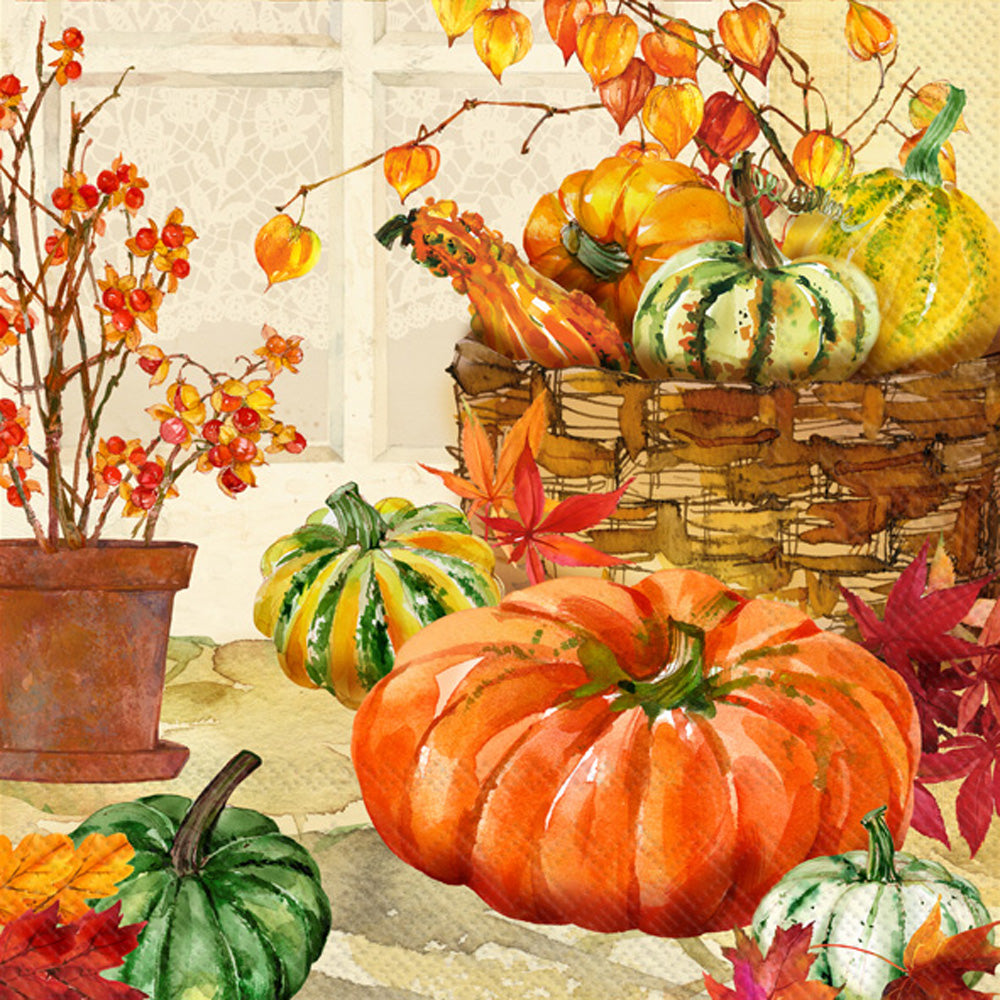 Heirloom Pumpkins Lunch Napkin