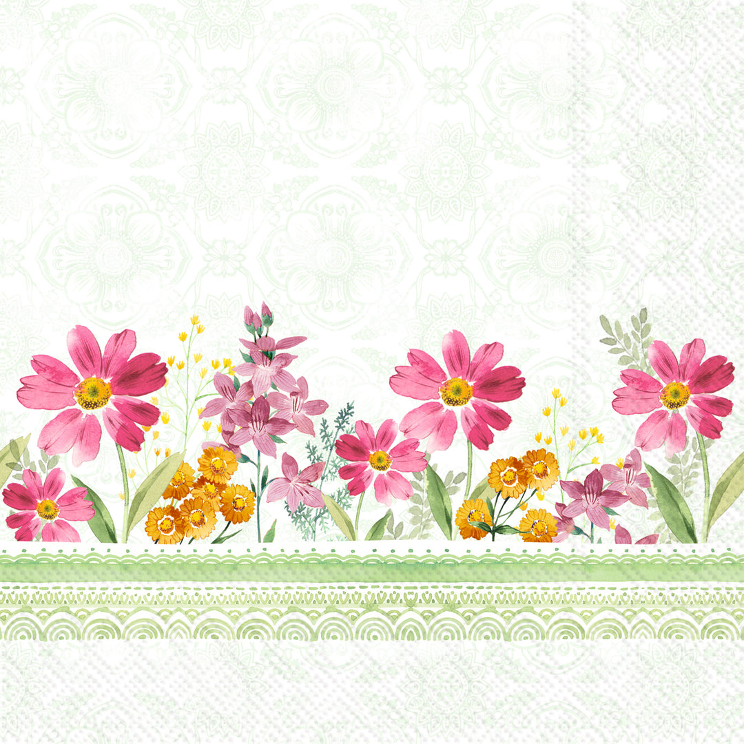 Garden Flower Meadow Lunch Napkin