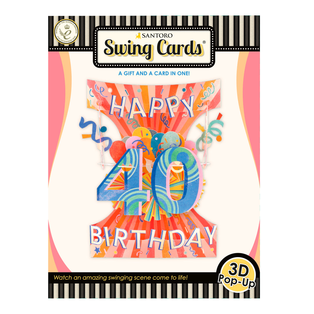 40 Happy Birthday Display Card