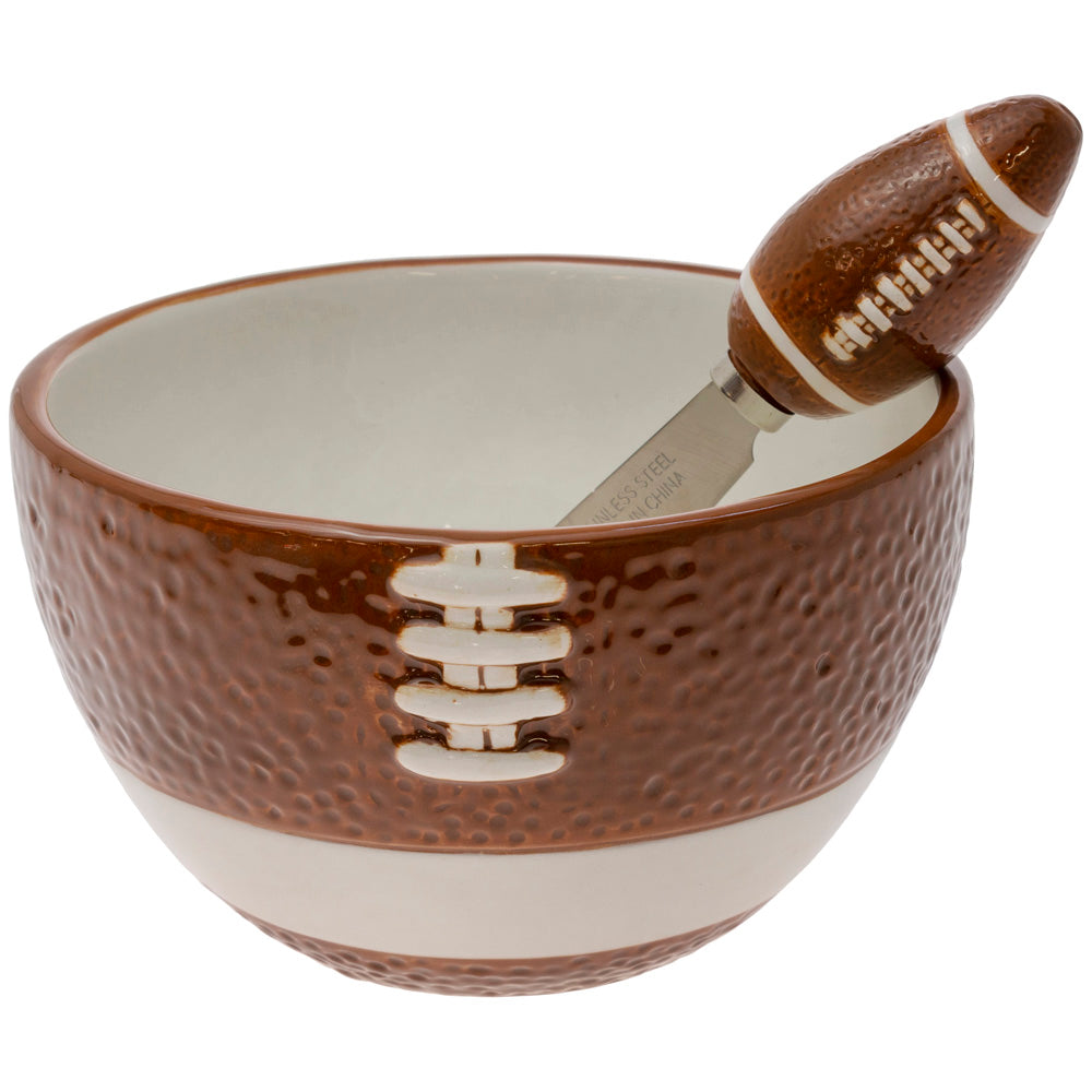 Football Fever Bowl and Spreader Set
