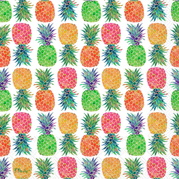 Tahiti Pineapple Repeat Cocktail Napkin