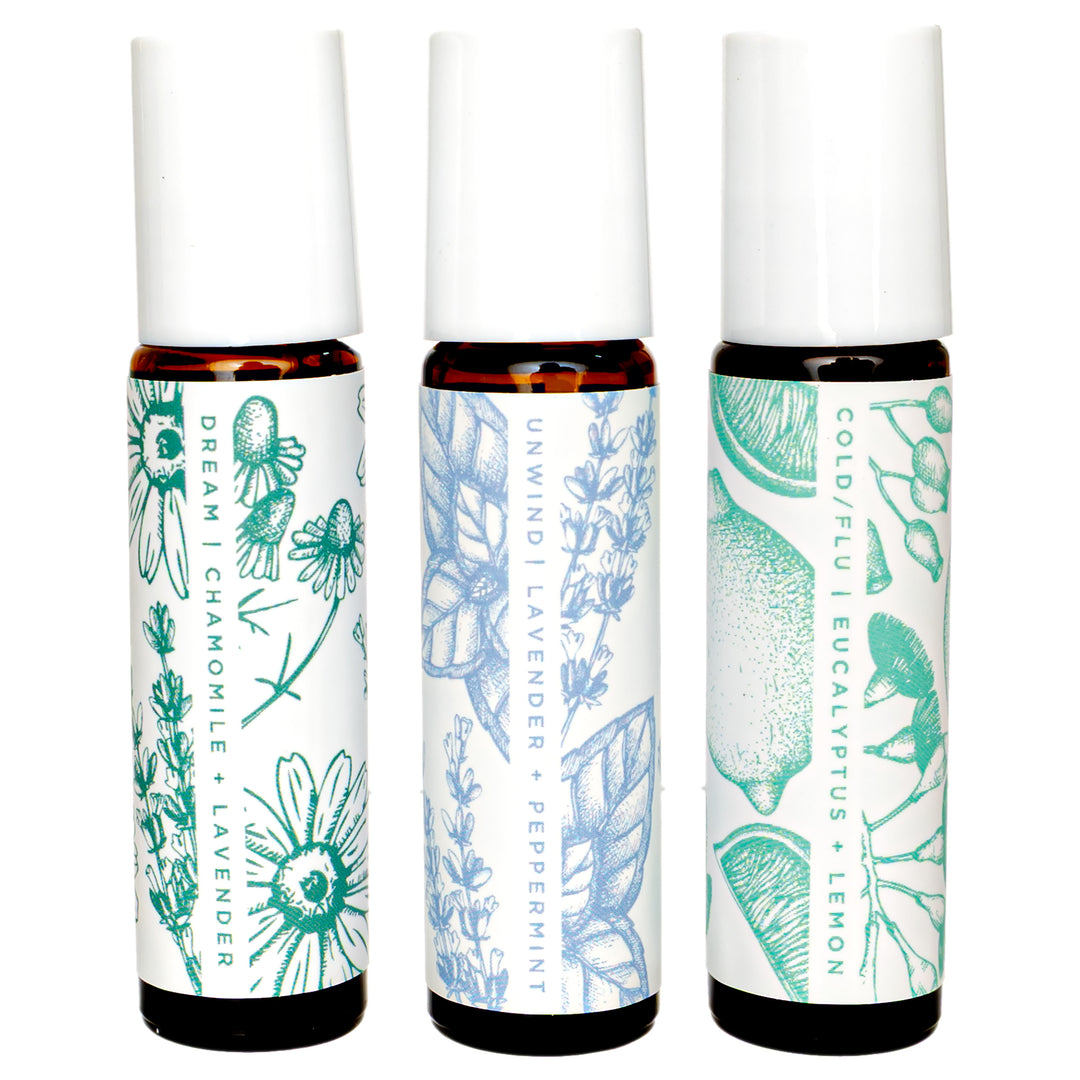 Essential Oil Roll-On in Winter
