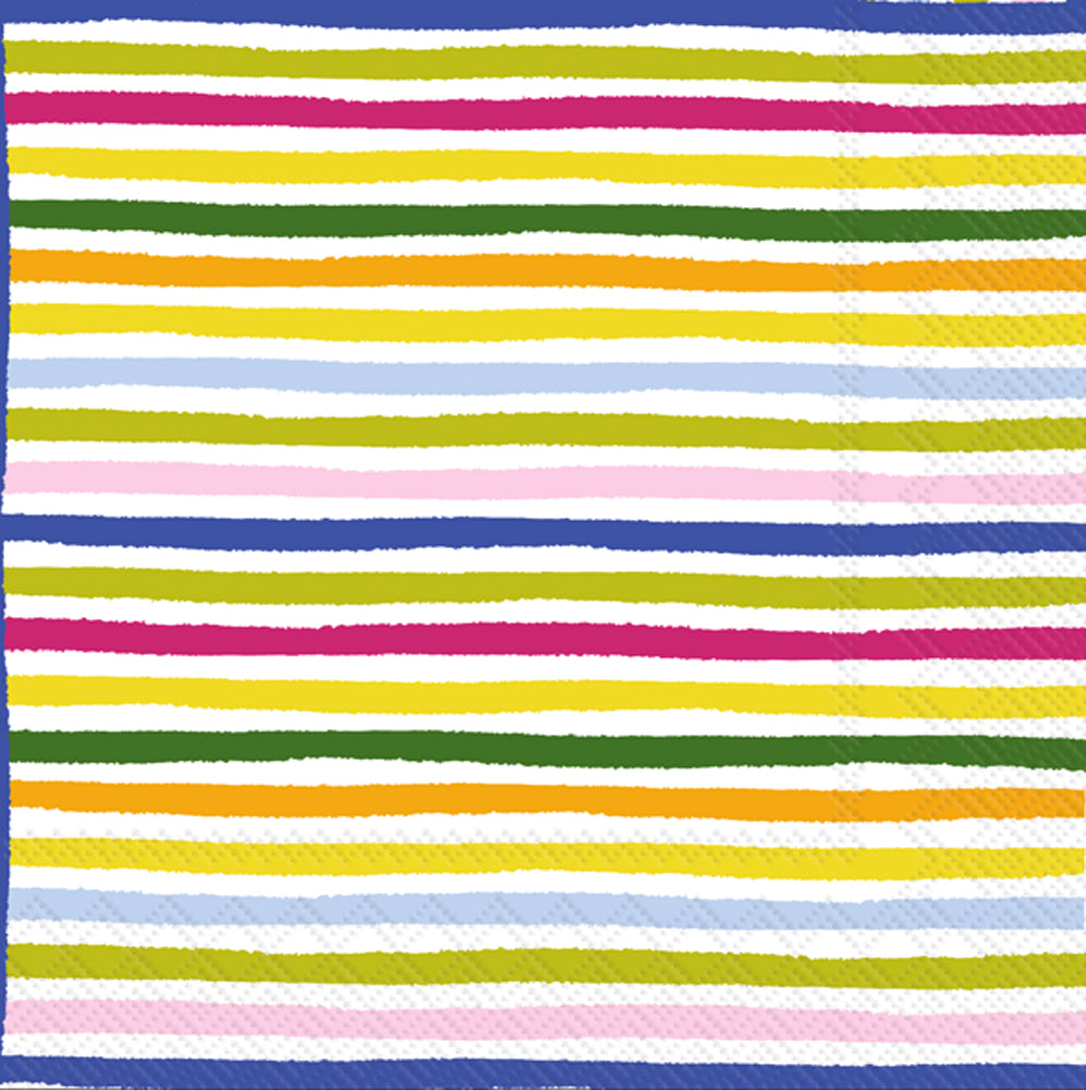 Smart Stripes Cocktail Napkin