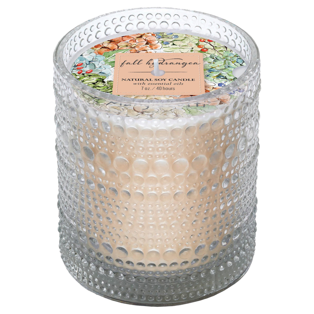 Fall Hydrangea Soy Candle - 7 oz