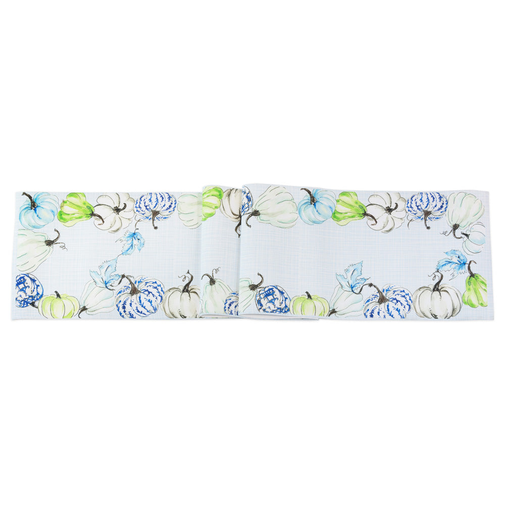 CHINOISERIE PUMPKINS TABLE RUNNER