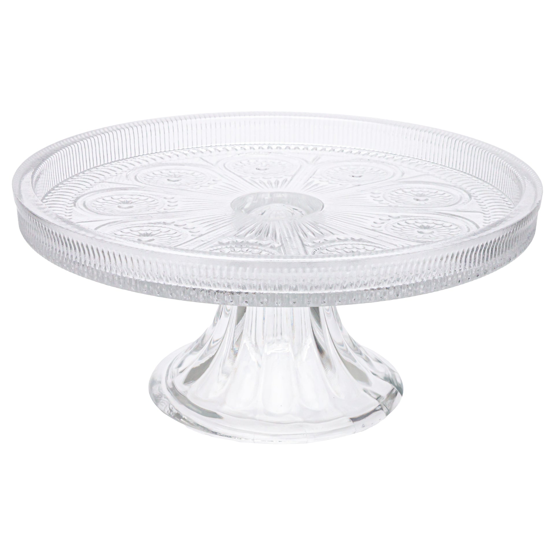 Clear Codi Glass Cake Stand