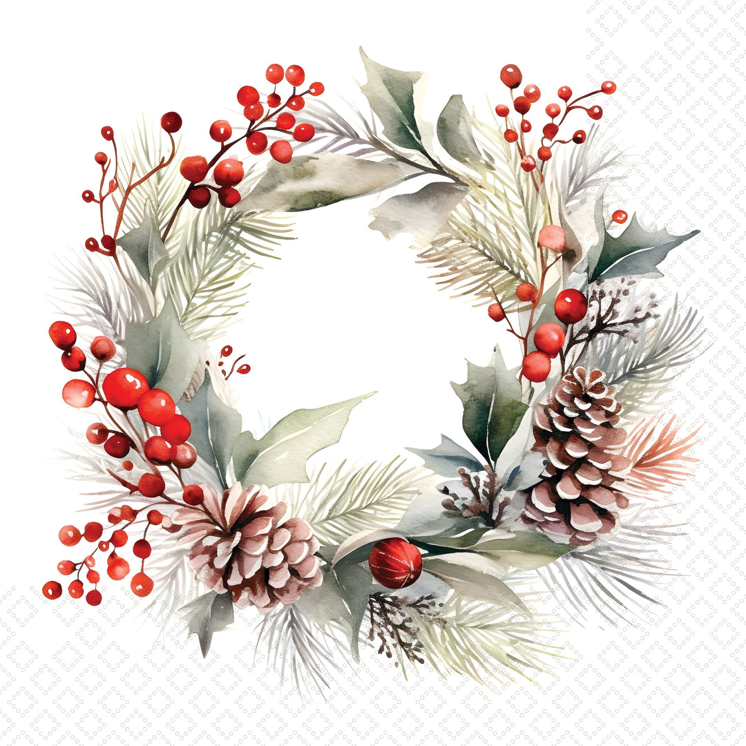 Delicate Wreath Lunch Napkin