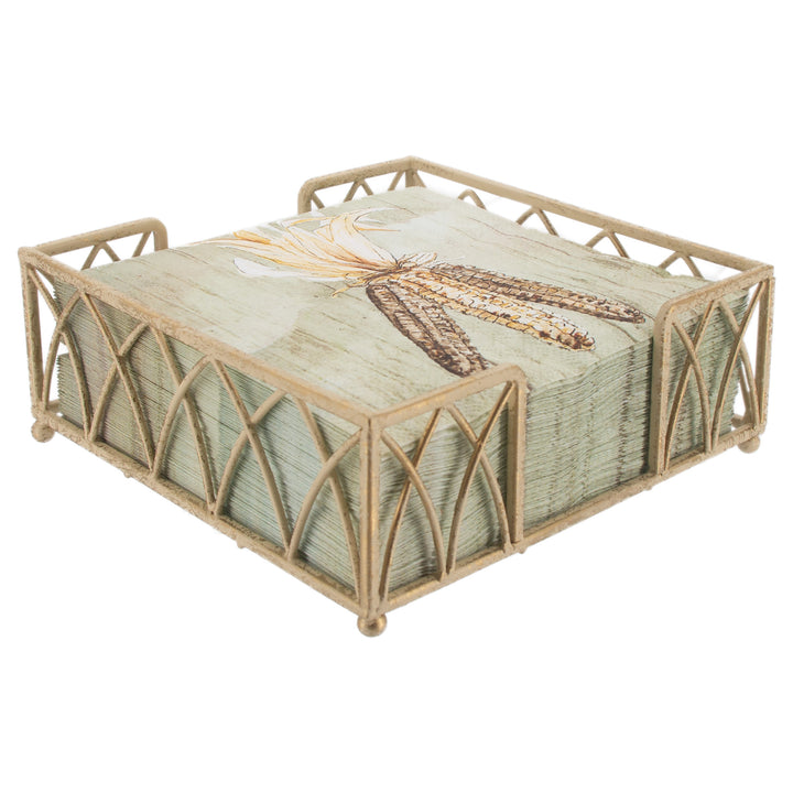 Arch Lunch Caddy Antique White