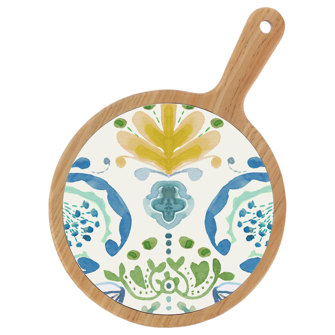 Azure &amp; Ivy Gold Cheeseboard