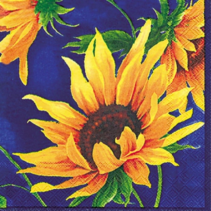 Sunshine Cocktail Napkin Blue