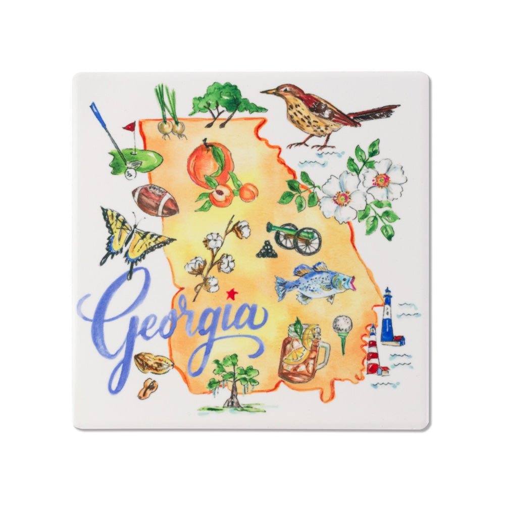 Georgia State Coaster